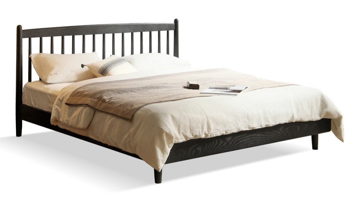 Oak Solid Wood Vintage Bed