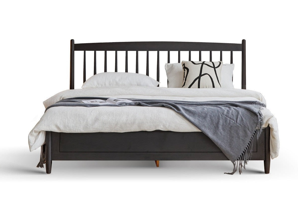 Oak Solid Wood Vintage Bed