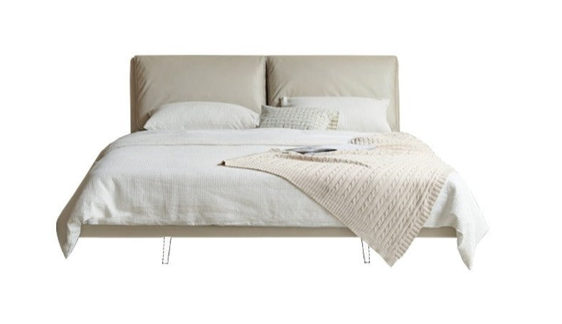 Suspension Technology Fabric Bed,Leather Bed with Light