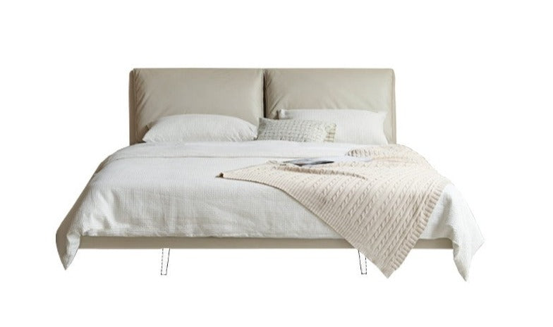 Suspension Technology Fabric Bed,Leather Bed with Light