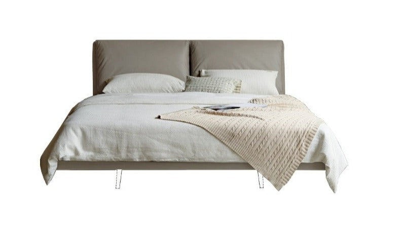 Suspension Technology Fabric Bed,Leather Bed with Light