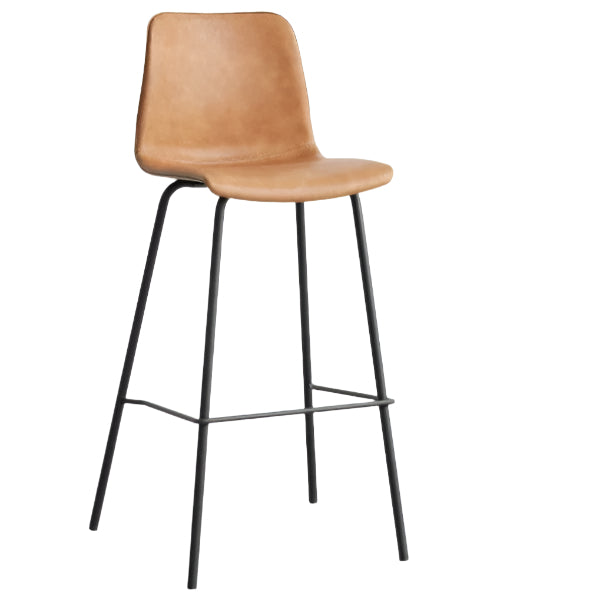 Saddle Leather Iron Bar Chair