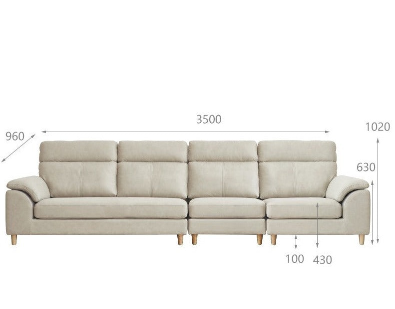 Technology fabric Scandinavian sofa+