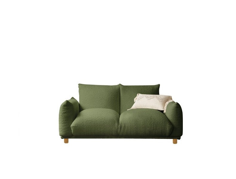 Sofa wabi-sabi style lamb velvet"