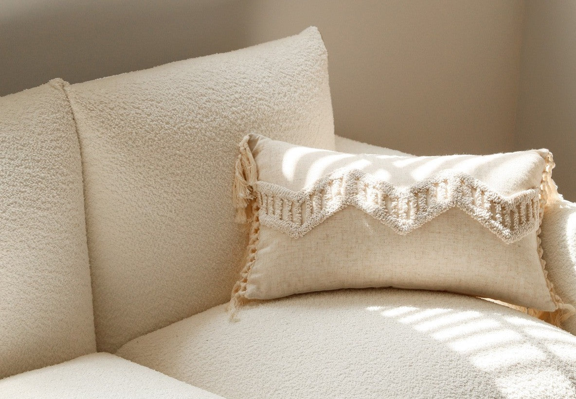Velvet Wabi-sabi Style Sofa.