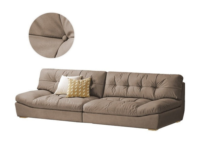 First Layer Cowhide Italian style sofa"