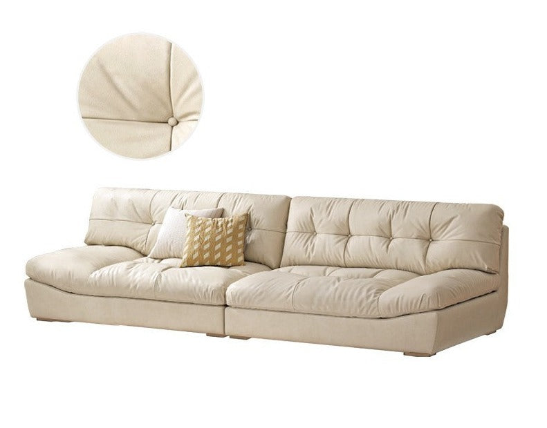 First Layer Cowhide Italian style sofa"