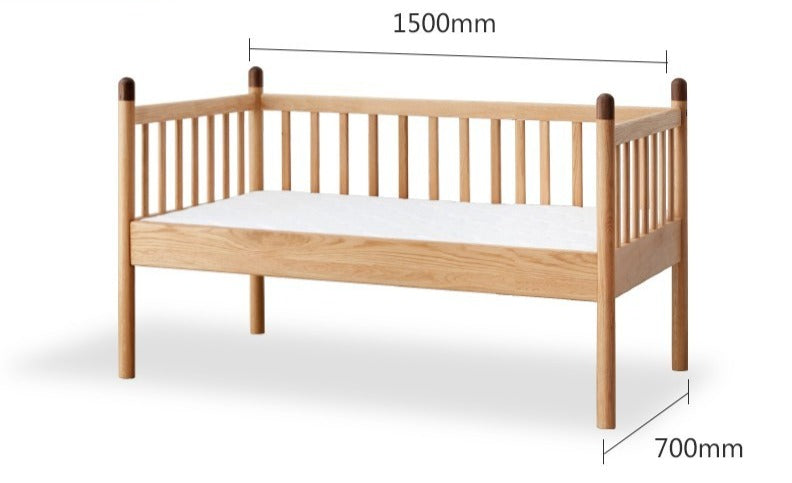 Oak solid wood Toddler Bed<
