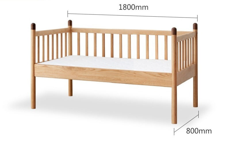 Oak solid wood Toddler Bed<