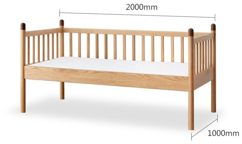 Oak solid wood Toddler Bed<