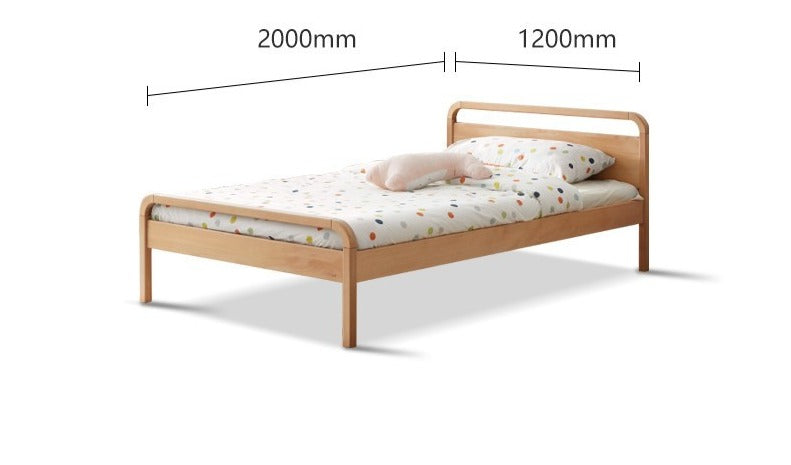Beech Solid wood Space-saving bunk bed , mother's helper bed<