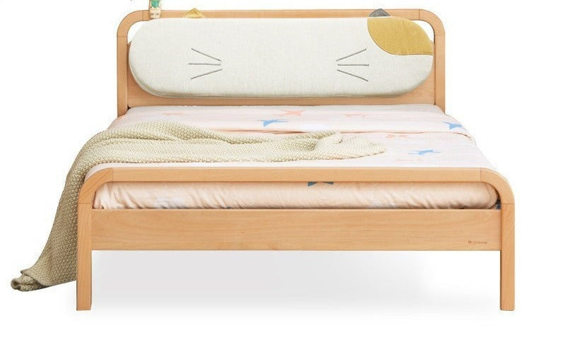 Beech solid wood kids bed