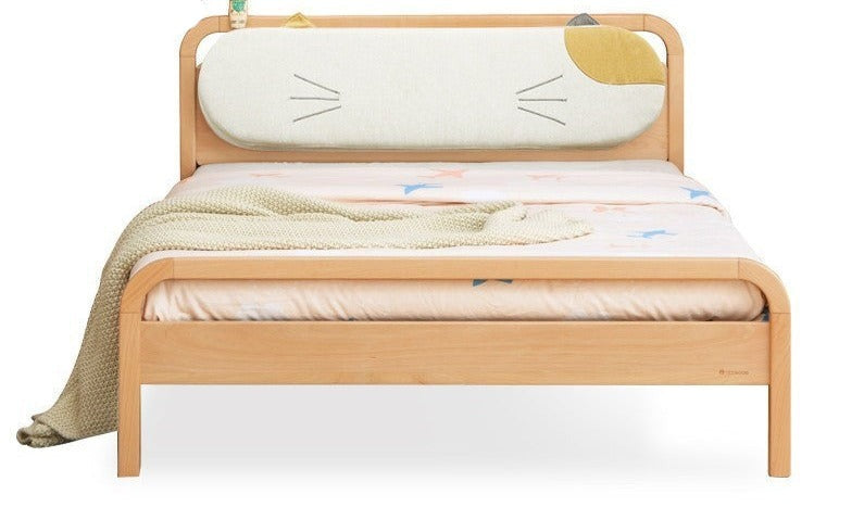 Beech solid wood kids bed