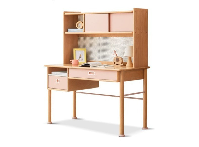 Multi-functional colorful study desk with storage"