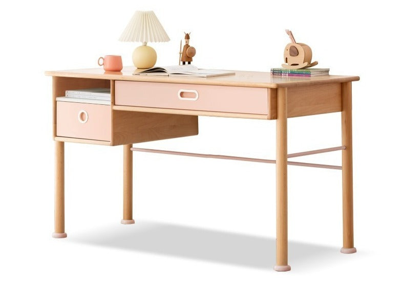 Multi-functional colorful study desk with storage"