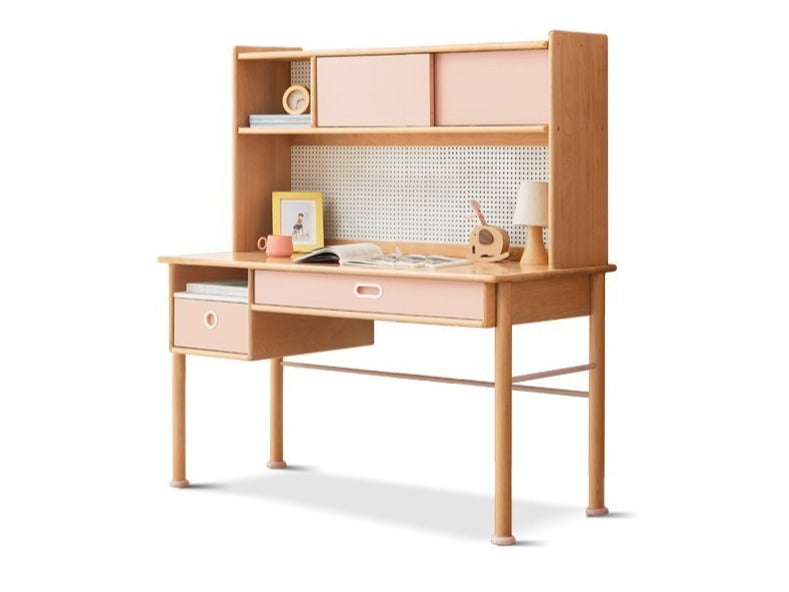Multi-functional colorful study desk with storage"