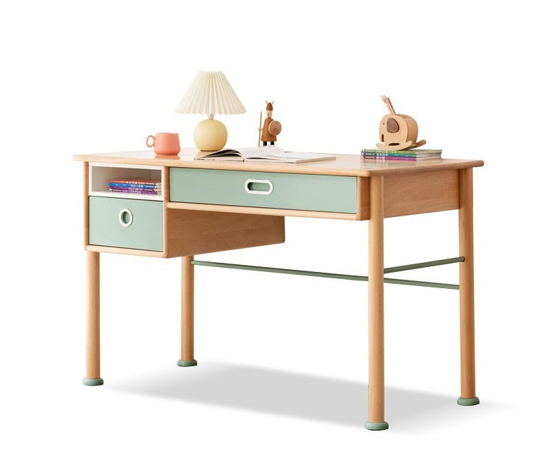 Multi-functional colorful study desk with storage"