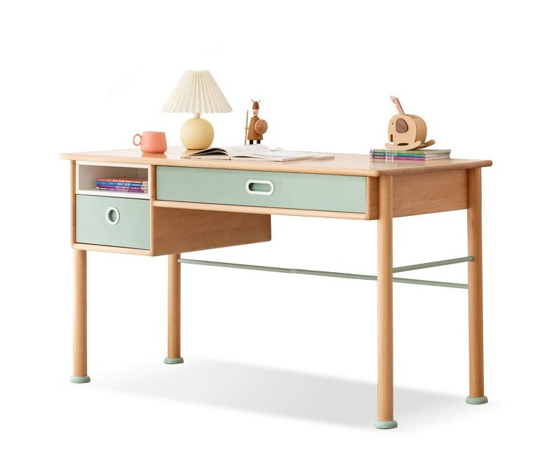 Multi-functional colorful study desk with storage"
