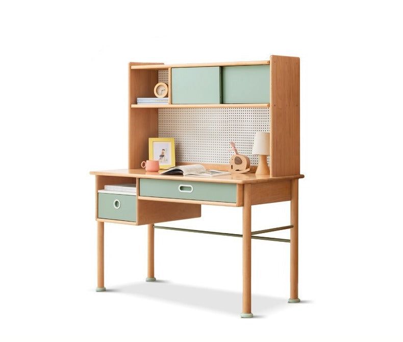 Multi-functional colorful study desk with storage"
