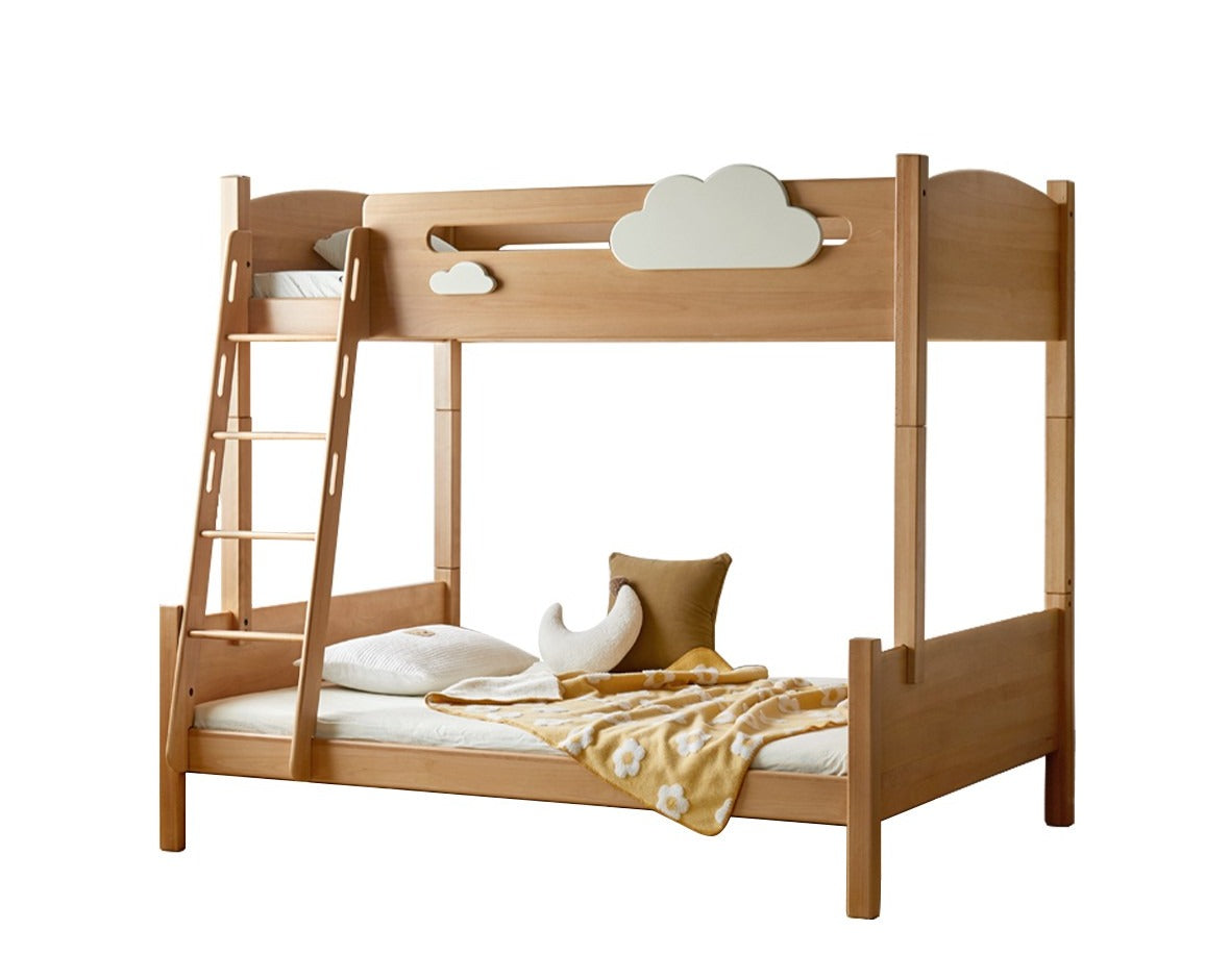 Oak solid wood Multi-functional Bunk Bed.