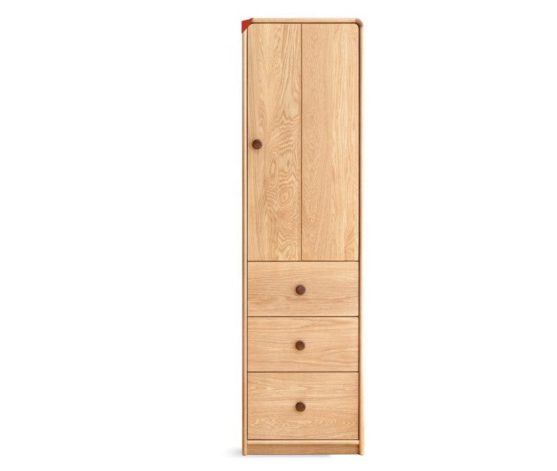 Oak Solid Wood Kids Wardrobe