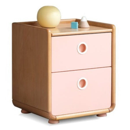 Beech Solid Wood Kids Nightstand