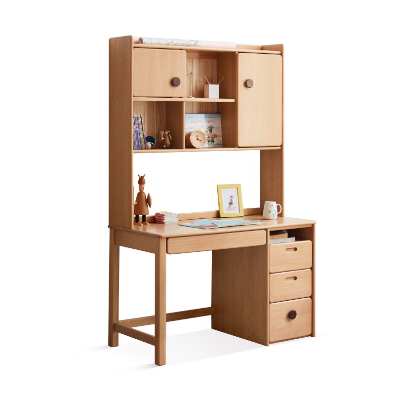 Beech Solid Wood Combination Simple Kids Desk