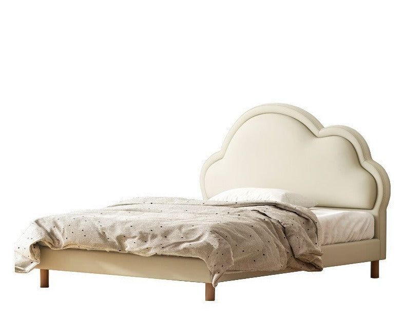 Organic leather kids bed