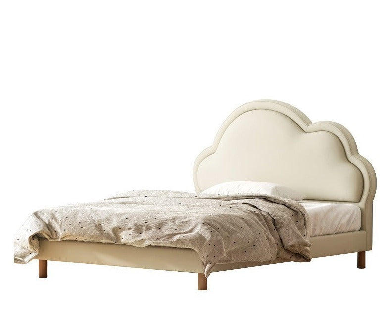Organic leather kids bed