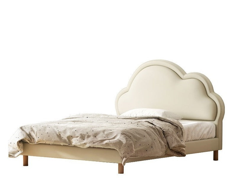 Organic leather kids bed