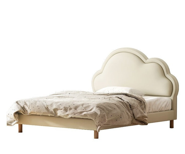 Organic leather kids bed