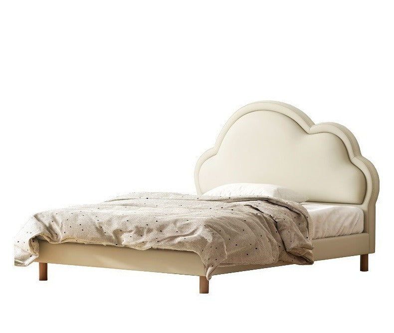Organic leather kids bed