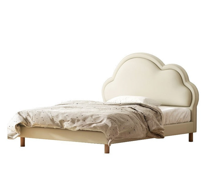 Organic leather kids bed