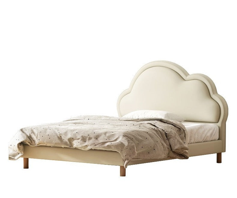 Organic leather kids bed