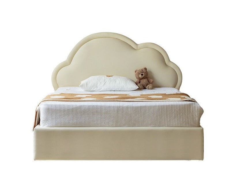 Organic leather kids bed