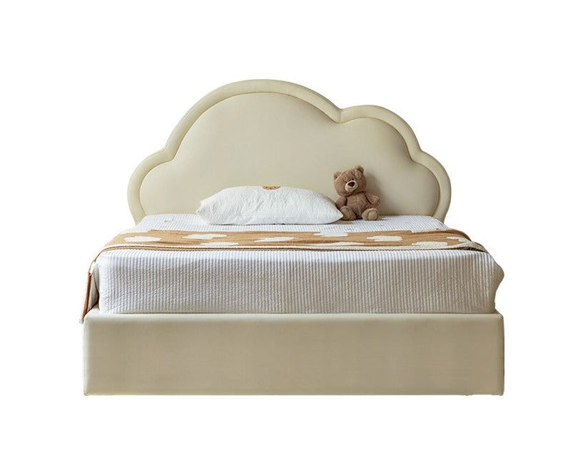 Organic leather kids bed