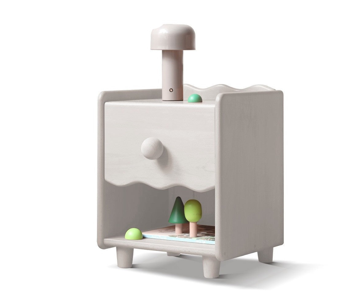 Kids nightstand Beech solid wood"