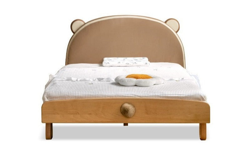 Beech, Oak solid wood Bear Box Bed<