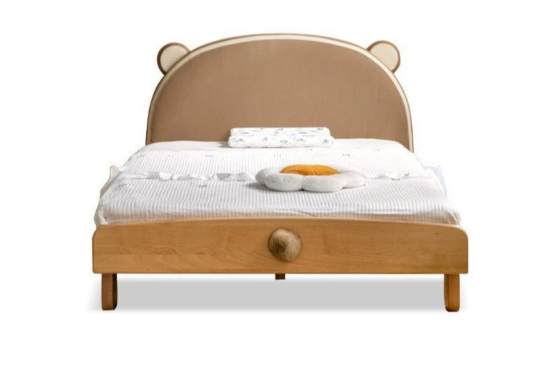 Beech, Oak solid wood Bear Box Bed<