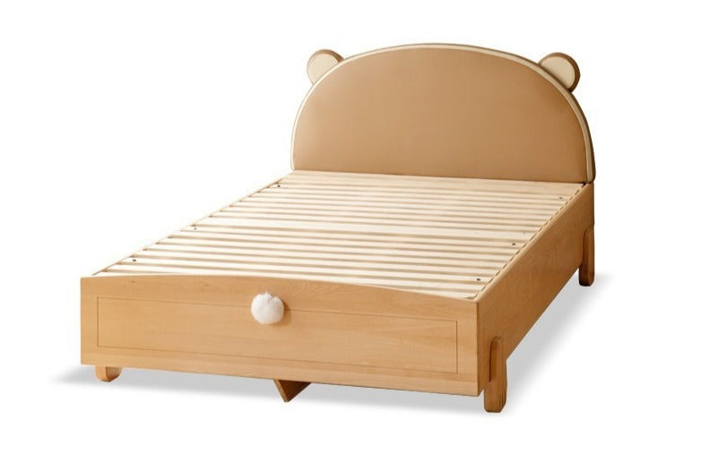 Beech, Oak solid wood Bear Box Bed<