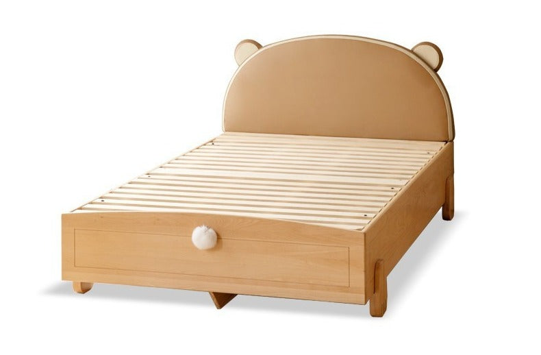 Beech, Oak solid wood Bear Box Bed<