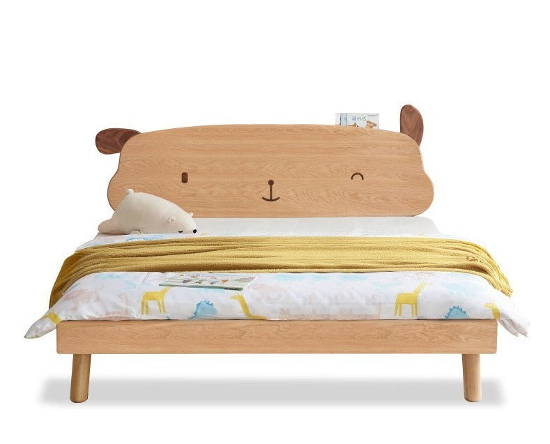 Oak solid wood Cute dog bed<