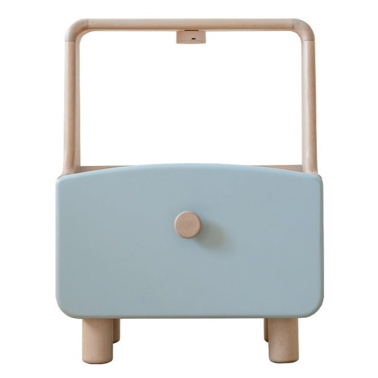 Birch, Beech Solid Wood Nightstand Built-in Night Light