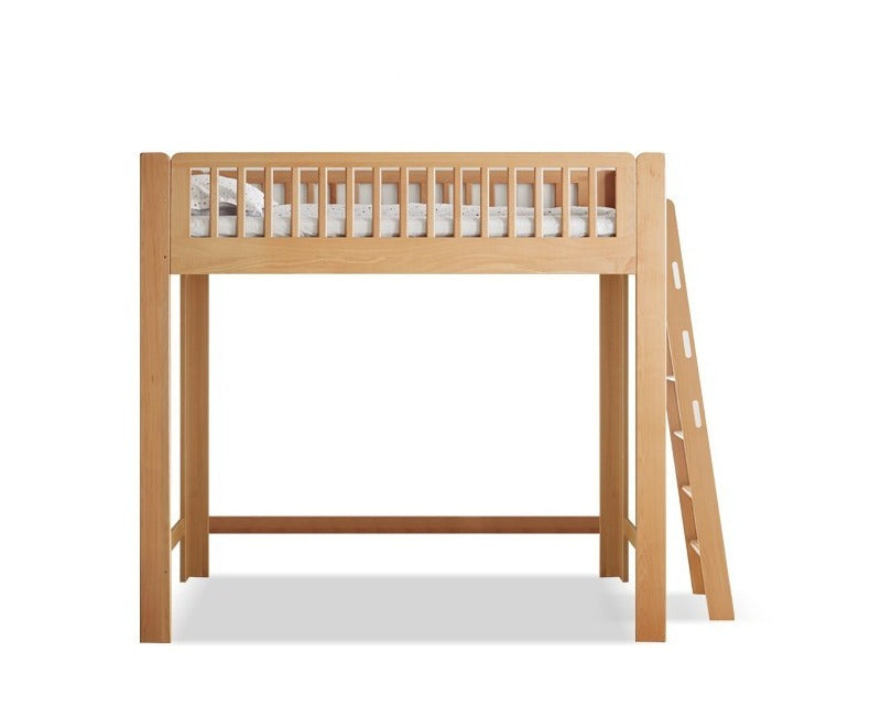 Loft bed Beech solid wood