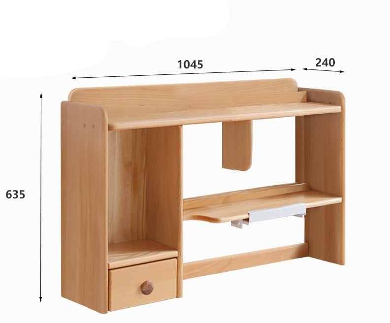 Oak, Beech Solid Wood Shelf Bookshelf