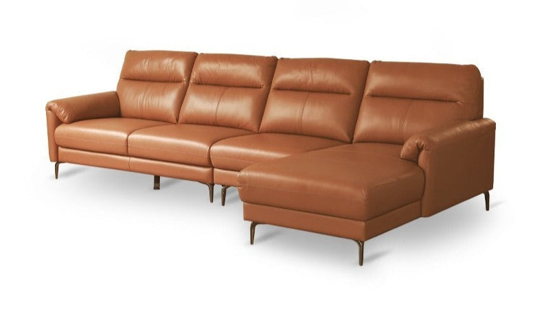Genuine Leather Italian Normcore Modern Sofa