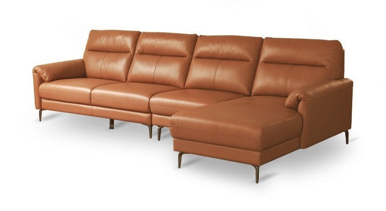 Genuine Leather Italian Normcore Modern Sofa