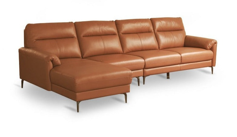 Genuine Leather Italian Normcore Modern Sofa