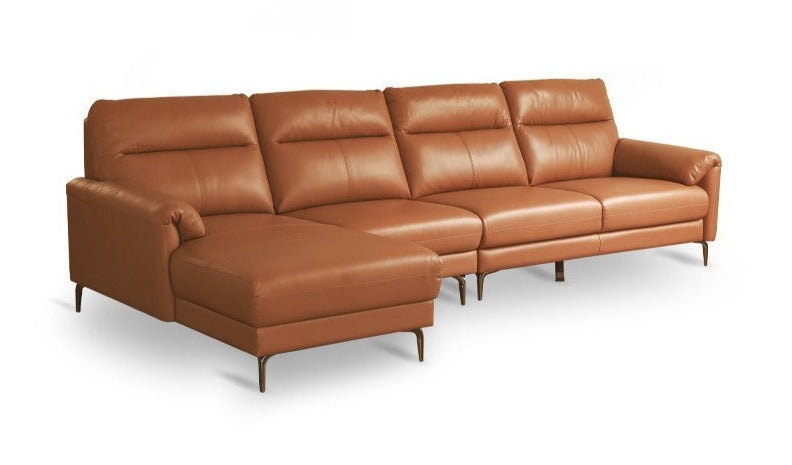 Genuine Leather Italian Normcore Modern Sofa