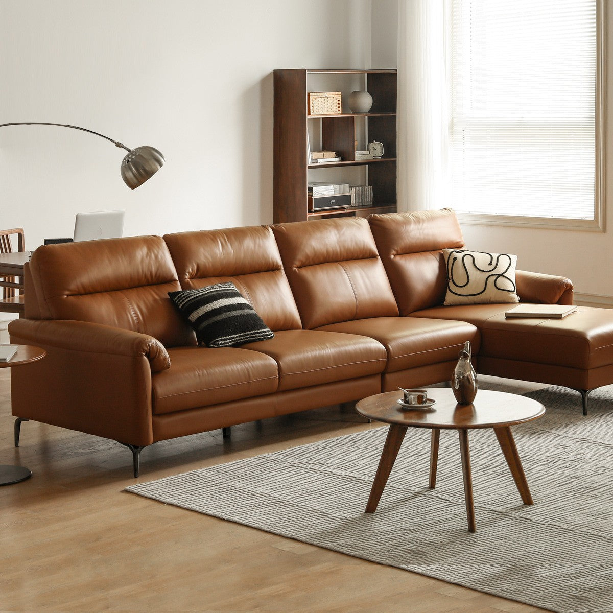 Luxury First Layer Cowhide Sofa.